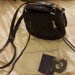 Rebecca Minkoff Small Vanity Leather Saddle Bag